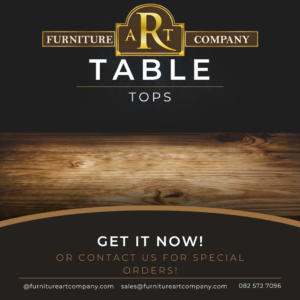 Custom wooden table tops for dining tables and furniture projects